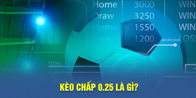Kèo chấp 0.25 là gì?